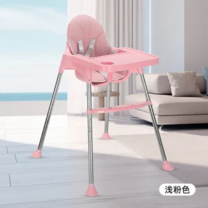 বেবি হাই ফিডিং চেয়ার (Pink )